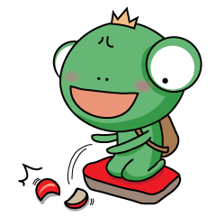 [LINEスタンプ] Backpack frog-Tourism twelve thingsの画像（メイン）