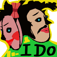 [LINEスタンプ] OH ！ YES, I DO