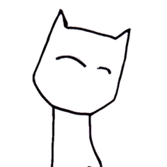 [LINEスタンプ] This is a cat or dog.