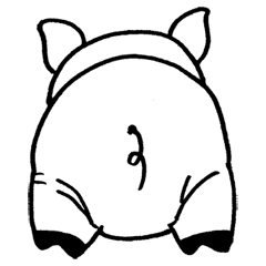 [LINEスタンプ] piggy is comming 3