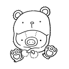 [LINEスタンプ] piggy is comming 4