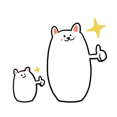 [LINEスタンプ] くまうさぎさんの日常で使えるスタンプ