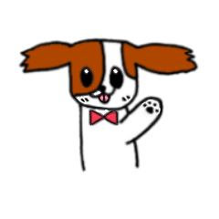 [LINEスタンプ] パピヨン犬 ゆるパール♪