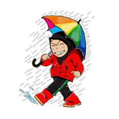 [LINEスタンプ] MILB Rainy season