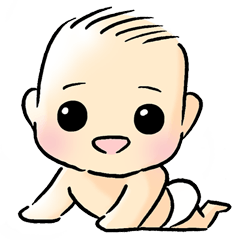 [LINEスタンプ] QBaby