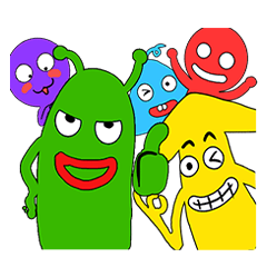 [LINEスタンプ] Monster together