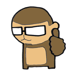 [LINEスタンプ] Monkey Boy ＆ Friends