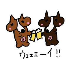 [LINEスタンプ] コーギー大好き2