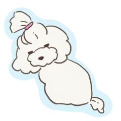 [LINEスタンプ] toy poodle pooo