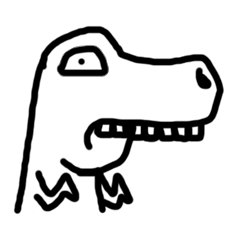 [LINEスタンプ] Dino here