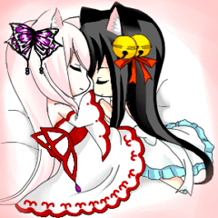 [LINEスタンプ] Stray cats small dreams and Xiaomei