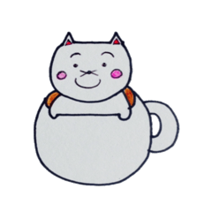 [LINEスタンプ] 猫カップのセリフ