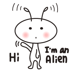 [LINEスタンプ] The Little Alien