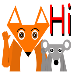 [LINEスタンプ] Origami fox