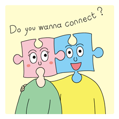 [LINEスタンプ] Do you wanna connect ？ vol.2