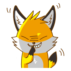 [LINEスタンプ] Little Golden fox-Sun