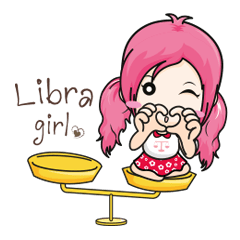 [LINEスタンプ] Libra Girl