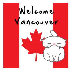 [LINEスタンプ] Vancouver Canada 2