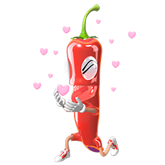 [LINEスタンプ] Mr,red pepper