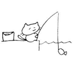 [LINEスタンプ] やる気のないねこ