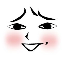 [LINEスタンプ] blush