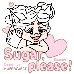 [LINEスタンプ] Sugar, please！ - Season1の画像（メイン）