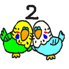 [LINEスタンプ] インコカフェ2