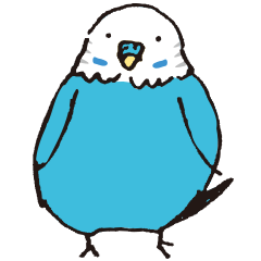 [LINEスタンプ] ゆるいセキセイインコ