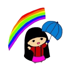 [LINEスタンプ] オカッパさん