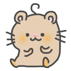 [LINEスタンプ] ハムスターのはむれっと