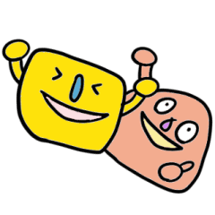 [LINEスタンプ] 四角い宇宙人