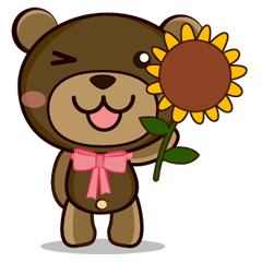 [LINEスタンプ] mat mee smile bear