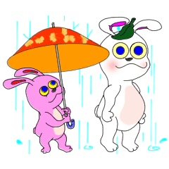 [LINEスタンプ] うさぎたちの冒険2