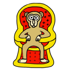 [LINEスタンプ] Chaneenoy - funny monkeyの画像（メイン）
