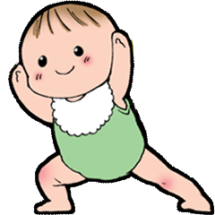 [LINEスタンプ] cute baby omumu-san.