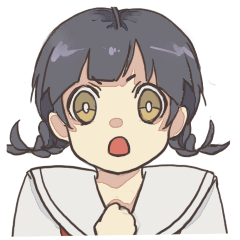 [LINEスタンプ] みつあみとショート