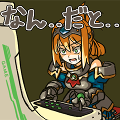 [LINEスタンプ] 女騎士はゲームがしたいスタンプ