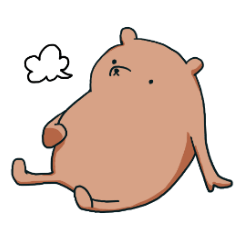 [LINEスタンプ] すごくかわいいクマ