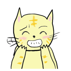 [LINEスタンプ] 時々リアルな猫