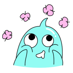 [LINEスタンプ] Here comes the Bla！