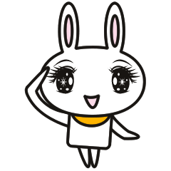 [LINEスタンプ] 少女目ウサギ