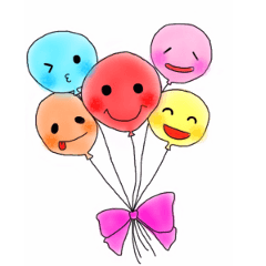[LINEスタンプ] 風船さん