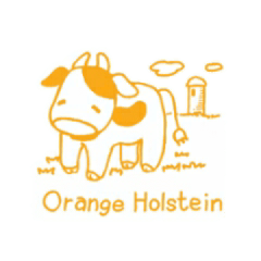[LINEスタンプ] オレンジホルスタインの画像（メイン）
