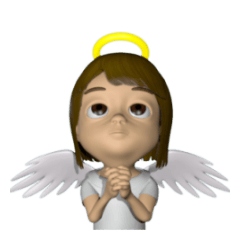 [LINEスタンプ] 3D Angelの画像（メイン）