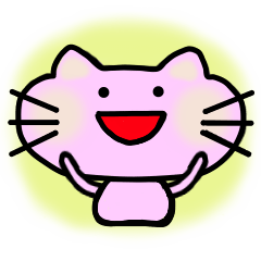 [LINEスタンプ] ピンク猫のニャ～2
