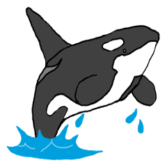 [LINEスタンプ] シャチたち