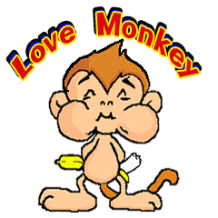 [LINEスタンプ] LOVE MONKEY