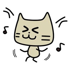 [LINEスタンプ] ヘイ ねこ : ダンスしましょう