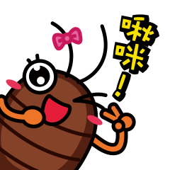 [LINEスタンプ] mister Kark  and Miss Bellucci