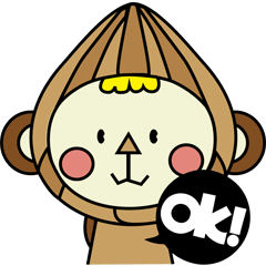 [LINEスタンプ] LiLi MONKEY